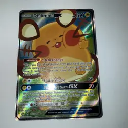 Pokemon TCG Dedenne GX 195A/214 Alternate Art Holo FAST SHIPPING - Image 3