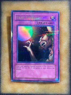 Yugioh Trap Hole HL03-EN003 Hobby League Parallel Ultra Rare LP - Image 1