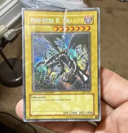 Yu-Gi-Oh! TCG Konami Red-Eyes B. Dragon BPT-005 2002 Tin Secret Holo 2400/2000 - Image 1