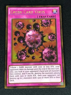YUGIOH CRUSH CARD VIRUS PGL2-EN070 GOLD (NM) - Image 1