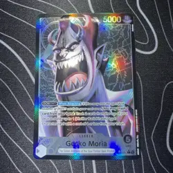 Bandai One Piece CCG Gecko Moria Leader OP06-080 Holo Alt Art 5000 Wings - Image 1