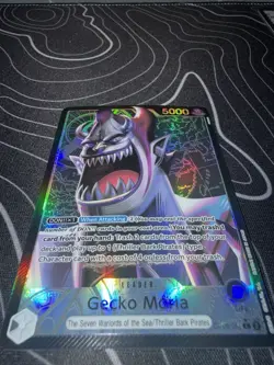 Bandai One Piece CCG Gecko Moria Leader OP06-080 Holo Alt Art 5000 Wings - Image 4