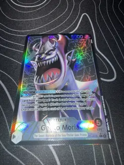 Bandai One Piece CCG Gecko Moria Leader OP06-080 Holo Alt Art 5000 Wings - Image 5