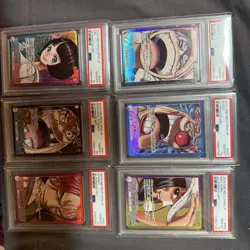 One Piece Sequential Set Psa10 Leader Jap Psa10 Luffy Shanks Marshalldteach Bugg - Image 1