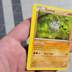 Carbink Miscut Error Pokemon Card XY Fates Collide Rare 49/124 - Image 3