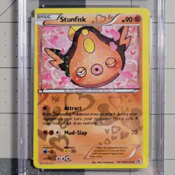 Stunfisk Legendary Treasures Miscut Error CGC 9 Mint Pokemon Card RC12/RC25 - Image 2