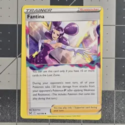 Fantina Twisted Miscut Error Lost Origin Trainer Pokemon Card - Image 3