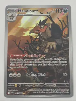 Mandibuzz 145/086 Pokemon TCG: Scarlet & Violet - White Flare Illustration Rare - Image 1