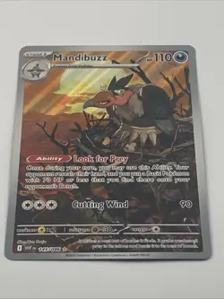 Mandibuzz 145/086 Pokemon TCG: Scarlet & Violet - White Flare Illustration Rare - Image 2