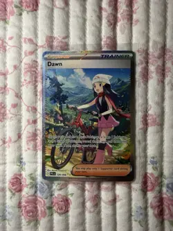 Pokemon Dawn 129/94 SIR 2025 TCG Phantasmal Flames English Card NM - Image 1