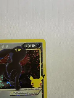 Pokemon TCG Celebrations Umbreon Gold Star 17/17 Holo 25th Anniversary CCG Card - Image 5