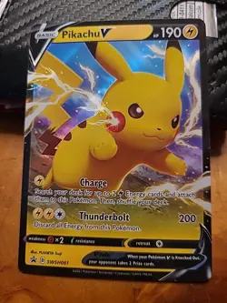 Pikachu V SWSH061 SWSH: Sword & Shield Promo Cards Holo - Image 1