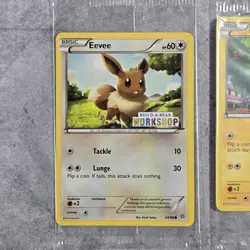 Pokemon Sealed Build A Bear Promo Eevee And Pikachu 63/98 20/108 Cards - Image 2