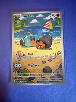 Pokemon TCG Dwebbble Illustration Rare Card 129/086 Black Bolt - Image 1