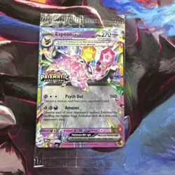 2025 ESPEON EX Prismatic Evolution Surprise Box stamped promo card - Image 1