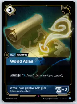 World Atlas Foil Rare Spiritforged 086/221 NM Riftbound Card - Image 1