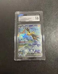 CGC 10 Gem Mint Zapdos EX 202/165 S&V 151 POKEMON SIR - Image 1