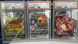 2022 Charizard V SWSH260 VMAX 261 VSTAR 262 PSA 8 SET PROMO Pokemon Cards - Image 1
