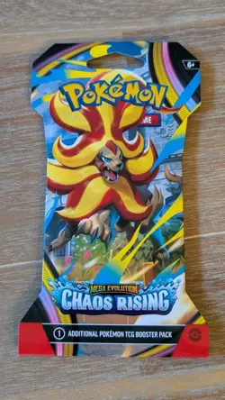 Pokemon TCG Chaos Rising Sleeved Booster Pack SEALED - Image 1