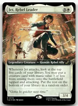 Jet, Rebel Leader (Extended Art) (Foil) NM Avatar: The Last Airbender: Eternal-L - Image 1