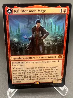 Ral, Monsoon Mag | Ral, Leyline Prodigy (Foil, #247, NM) Modern Horizons 3 (MH3) - Image 3