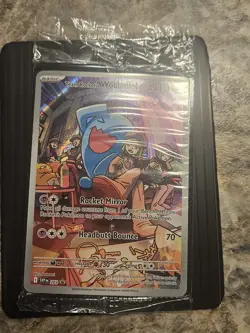 Team Rocket's Wobbuffet 203 Destined Rivals (ETB) Black Star Promo Pokemon NM/M - Image 1