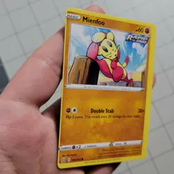 Mienfoo OC Miscut Error Pokemon Card Battle Styles Near Mint - Image 2