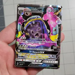 Alolan Muk GX OC Miscut Error Pokemon Card Burning Shadows SM 84/147 - Image 1
