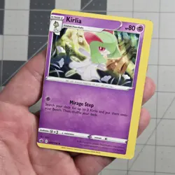 Kirlia Miscut Errot Misalignment Chilling Reign Pokemon Card 060/198 - Image 1