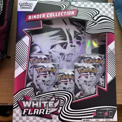 Pokemon TCG SV10.5 Black Bolt & White Flare Binder Collection Sealed - Image 1