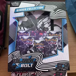 Pokemon TCG SV10.5 Black Bolt & White Flare Binder Collection Sealed - Image 2