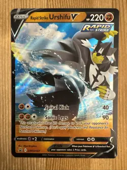 Rapid Strike Urshifu V - SWSH107 - Pokemon Sword & Shield Promo Ultra Rare NM - Image 1