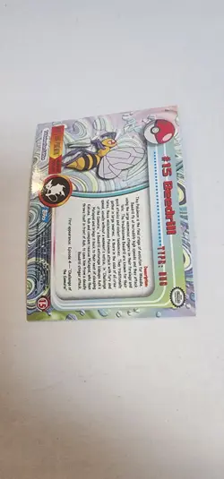 Pokemon 2000 Topps Chrome #15 Beedrill - Image 3