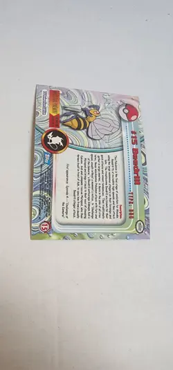 Pokemon 2000 Topps Chrome #15 Beedrill - Image 4