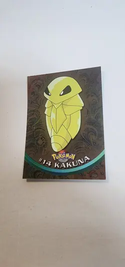 Pokemon 2000 Topps Chrome Pokemon Series 1 #14 Kakuna - Image 1