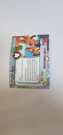 Pokemon 2000 Topps Chrome Pokemon Series 1 #14 Kakuna - Image 3