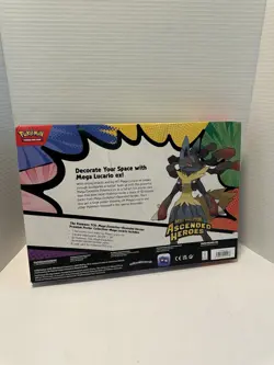 Pokemon Mega Evolution Ascended Heroes Premium Poster Collection Mega Lucario EX - Image 2