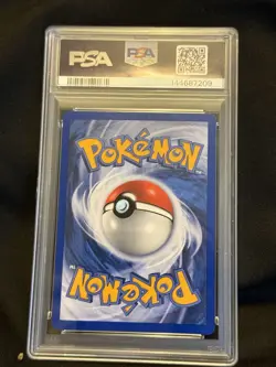 Entei 34/53 Pokemon Movie Promo 2001 PSA 8 🔥 WITH CRAZY SWIRL 🌀 - Image 4