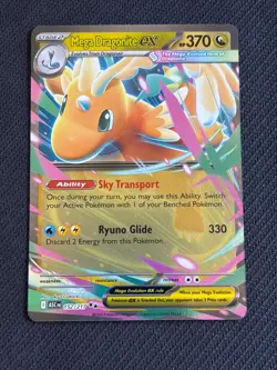 Pokemon TCG Mega Dragonite EX Holo 152/217 NM Ascended Heroes - Image 1