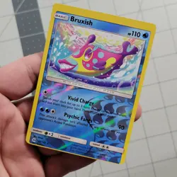 Bruxish OC Miscut Error Pokemon Card Reverse Holo Sun & Moon 48/149 - Image 1