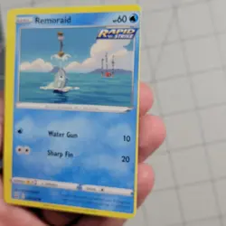 Remoraid Miscut Error Pokemon Card Battle Styles Near Mint Condition 036/163 - Image 2