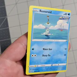 Remoraid Miscut Error Pokemon Card Battle Styles Near Mint Condition 036/163 - Image 3