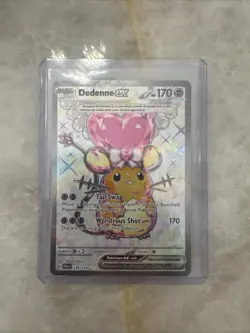 Pokemon Dedenne EX TCG Scarlet & Violet Paldea Evolved Holo Card 239/193 - Image 1
