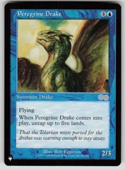 Peregrine Drake Uncommon The List Reprints 88/350 MTG Near Mint 2020 - Image 1