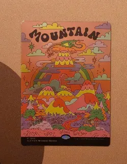 MTG Mountain (1948) x1 NM *Rainbow Foil* x1 NM from Secret Lair Drop Series - Image 1