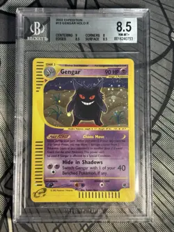 Pokemon Gengar Expedition Holo Rare #13 BGS 8.5 - Image 1
