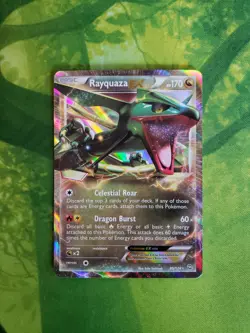 Rayquaza EX 85/124 Holo Rare EX Dragons Exalted Pokemon Near Mint - Image 1