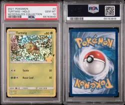 2021 POKEMON MCDONALD'S COLLECTION #4 TURTWIG HOLO PSA 10 - Image 3