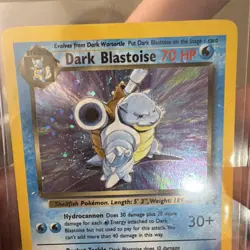 Pokemon TCG Dark Blastoise 70 HP Team Rocket Holo Rare 3/82 English - Image 3