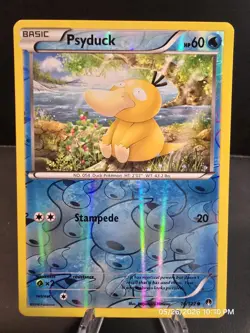 Psyduck 16/122 Common BREAKpoint Pokemon Reverse Holo Near Mint - Image 1